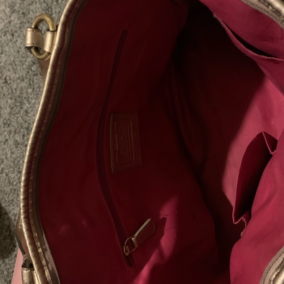 Authentic Coach Heritage Peyton Tattersall Purse - Picture 7 of 8